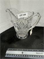 Pattern glass pitcher