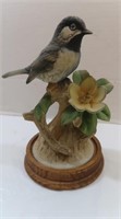 Black Cap Chickadee Bird Sculpture by Andrea