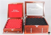 Wood Coin Cases / 2 pc