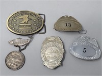 US Mail Post Office Belt Buckle & Badges