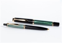 Two Pelikan Pens, Souveran M800 & K200
