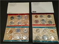 Pair of 1968-1969 US Mint Uncirculated Coin sets