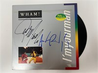 Autograph COA Wham! Vinyl