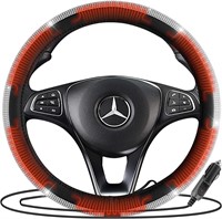 Zone Tech Car Steering Wheel 12V Heat