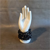 Semi Precious Stone Bracelets -5 Black Jasper
