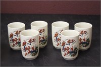 Set of 6 Saki Cups