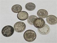 11-1905 S Silver Barber Dimes