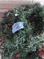 Christmas Pre-Lit Wreath Battery Powered