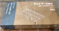 Twin Size Platform Bed Frame with Headboard