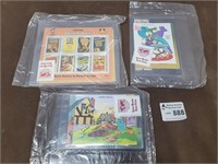 Disney Stamp collection with Certificate of Auth