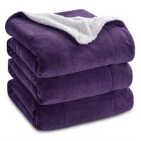 Bedsure Sherpa Fleece Blankets Queen Size for Bed