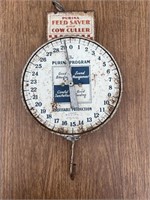 Vintage Purina Feed Saver and Cow Culler Scale
