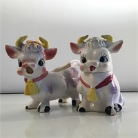 COW CREAMER AND SUGAR