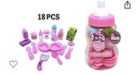 New Doll Feeding Set 18 Pc. Baby Doll