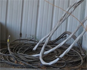 pile of large gauge wire