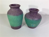 Multi Colored Pottery Vases