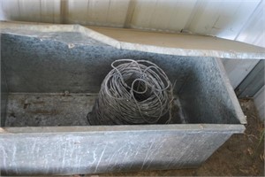 metal box with spool of wire