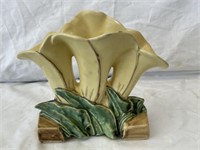 Vintage McCoy Triple Tulip Vase