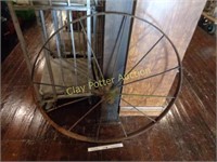 Large Iron Wagon Wheel 2