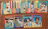 1975 Baseball Card Lot (x50) Amazing Condition!