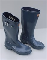 Hunter Sport Gloss Rain Boots size 2 Boys 3 Girls