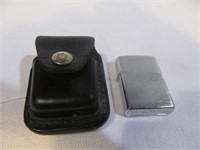 Zippo in Leather Pouch