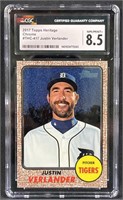 2017 Chrome Heritage Justin Verlander #/999