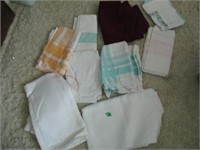 Lot of 10 different size table cloths