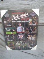New Sports Memorabilia Framed Nationals Poster