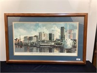 Framed Print The Skyline of Louisville, Kentucky