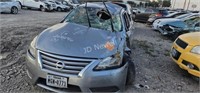 2014 Niss Sentra 3N1AB7AP6EL690644 Accident