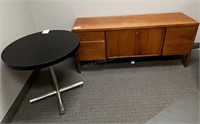 Credenza and Round Table
