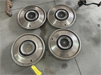 1963 Ford Thunderbird Hub Caps (dented)