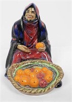 Royal Doulton “Orange Vender” 6” porcelain