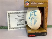 Gale Sayers signed autograph ball
