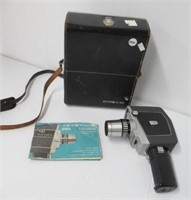 Keystone K-430 movie camera in case.