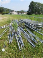 large qty 48" chain link fencing,posts,gates etc