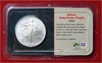 2003 American Eagle 1 Ounce Silver