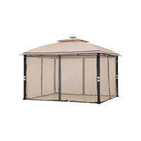 Jasper Hill 11x13 ft. Brown Soft Top Gazebo