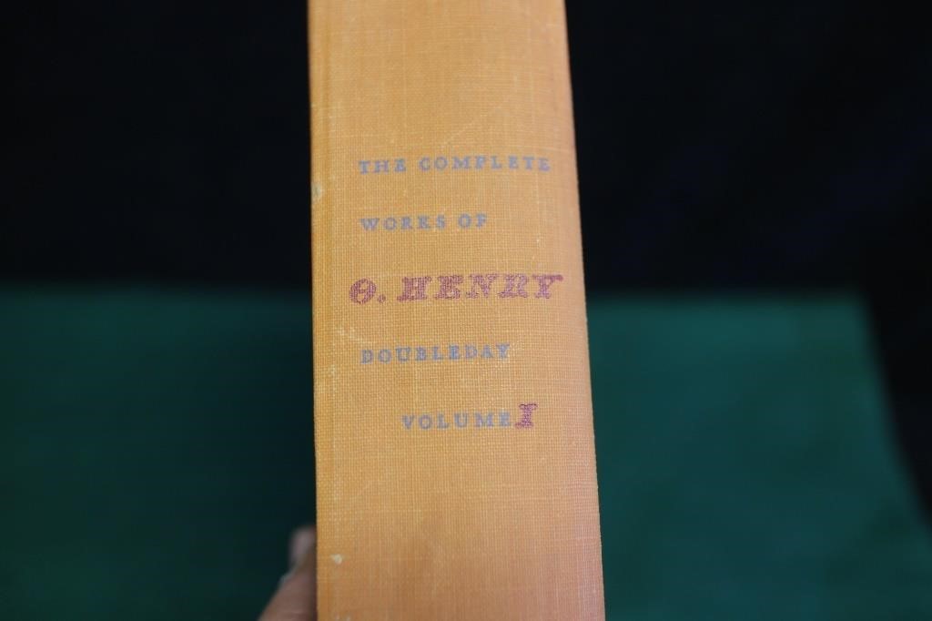 Vtg Book Complete Works of O Henry Vol 1-1953