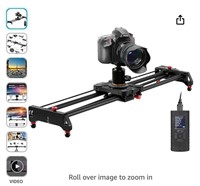 GVM Motorized Camera Slider, 31" Carbon Fiber