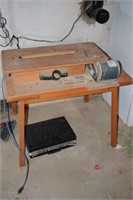 17" SANDER WITH TABLE, BRIEFCASE