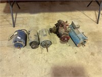 5 assorted motors- untested