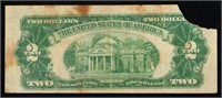 1928D $2 Red Seal United States Note Grades vf det