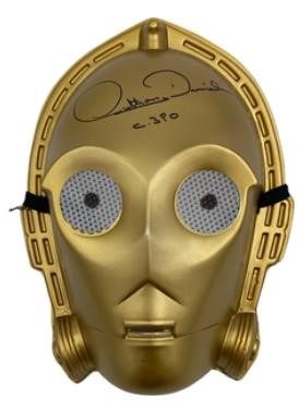 Anthony Daniels Signed 'C-3PO' Mask
