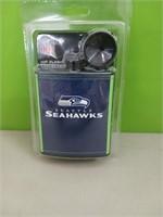 Seattle Seahawks 7oz Plastic Hip Flask/funnel