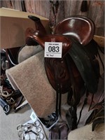 American Saddle Co saddle w/ pad, 15" seat, ...