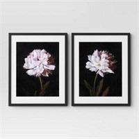 (Set of 2) 16 x 20 Floral Stems Framed