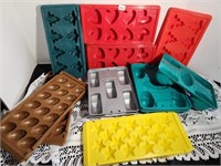 Assorted candy/jello molds