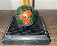 Cloisonne chinese Chime Ball
